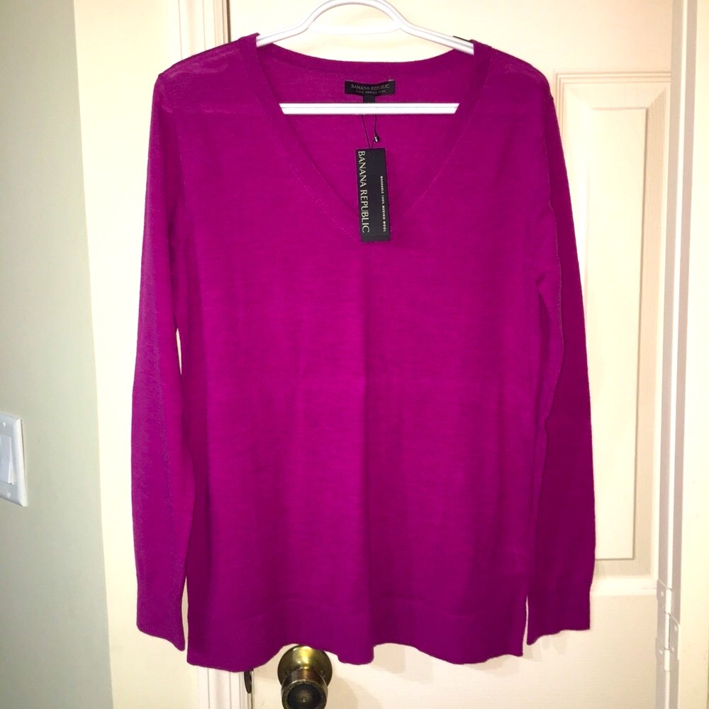 Banana Republic washable merino wool sweater